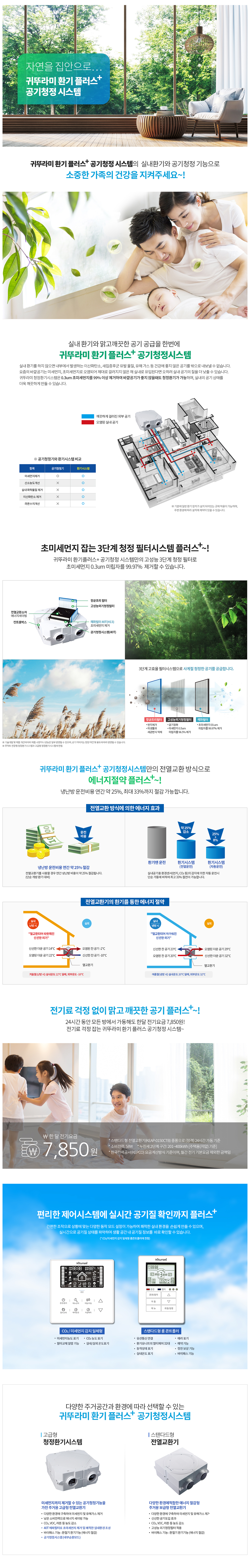귀뚜라미 24평형 보급형 환기시스템 (스탠다드) 이미지 2