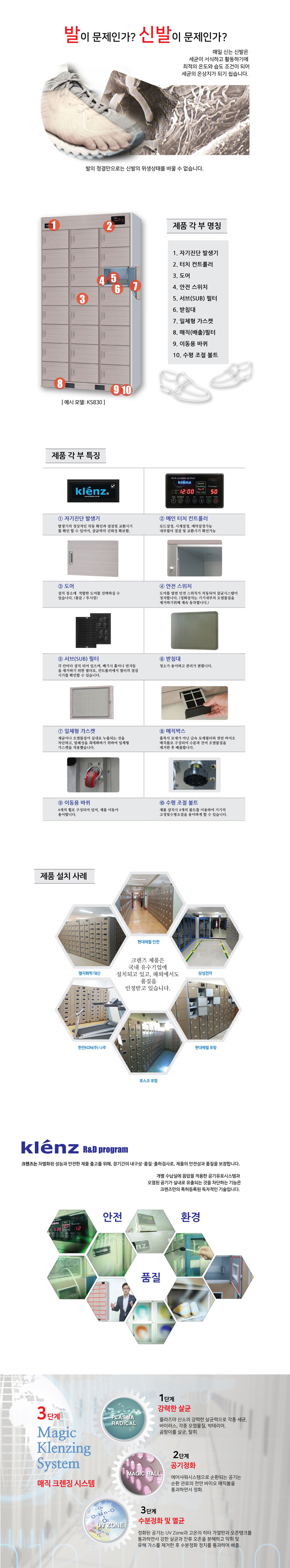 크렌즈 업소용 32인용 신발건조기 이미지 2