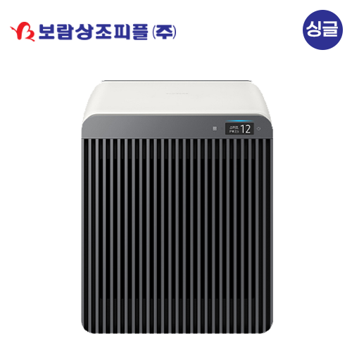 [보람상조] 싱글 삼성전자 큐브 Air 16평형 사틴 차콜 공기청정기 이미지 1