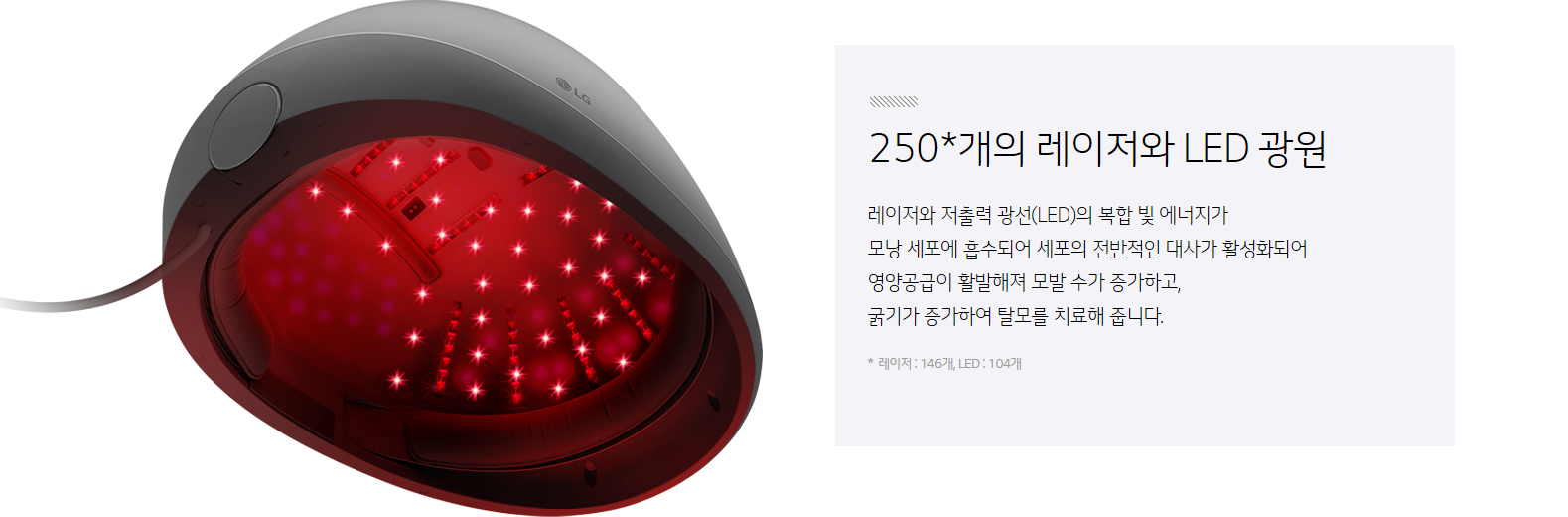 LG전자 프라엘 메디헤어 탈모치료기 이미지 3
