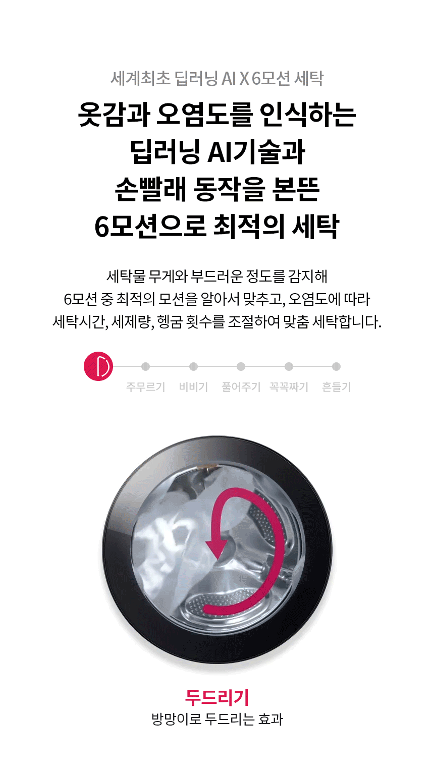 LG전자 트롬 세탁 25kg + 건조 21kg 워시타워 이미지 7