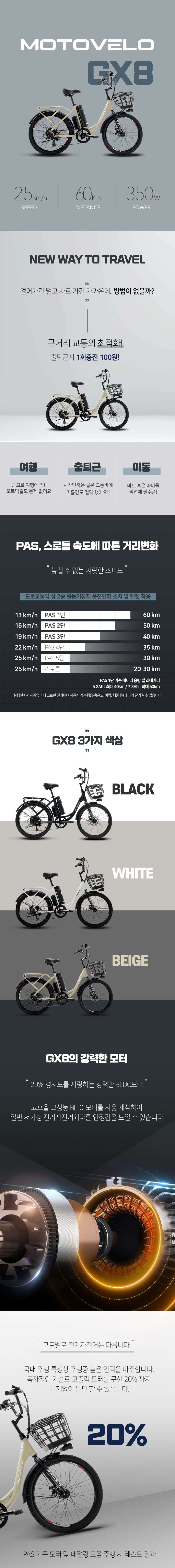 모토벨로 GX8 PAS 전기자전거 이미지 2
