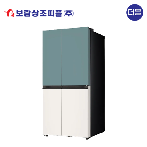 [보람상조] 더블 LG 디오스 매직스페이스 832L 오브제 민트베이지 양문형 냉장고 이미지 1