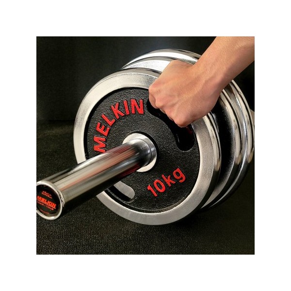 멜킨 바벨 원판 크롬 경량 30mm 5kg 역도(2개) 이미지 1