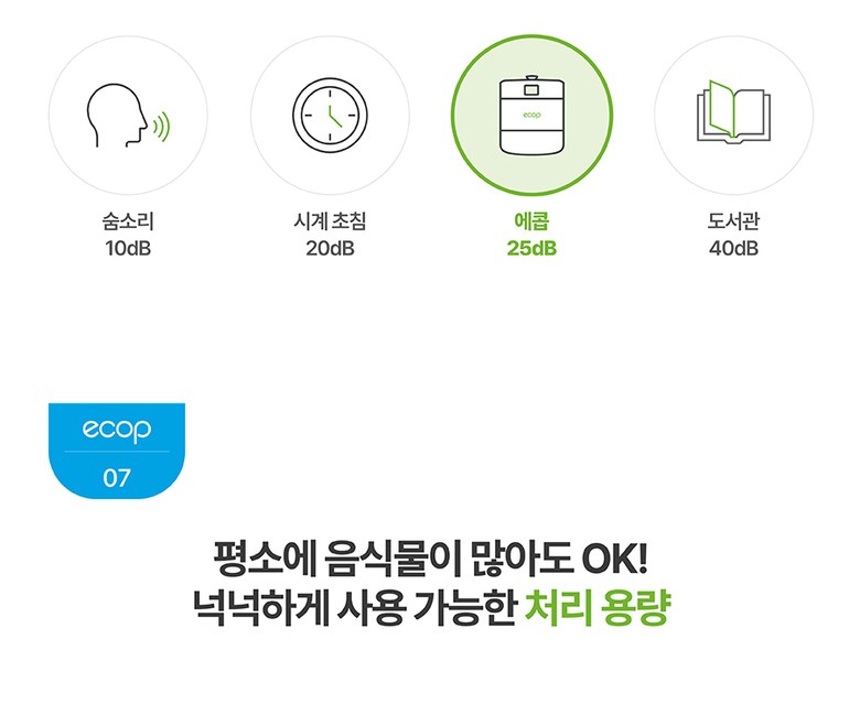 [포레] 에콥 친환경 음식물처리기 ECP-900 4L 이미지 14