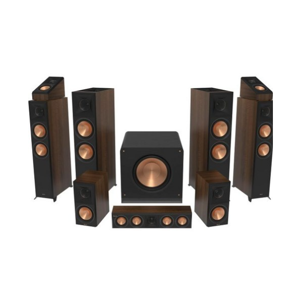 Klipsch 7.2.4 호두 시스템 모델 RP8060FA II RP504C RP600M RP1600SW 이미지 1