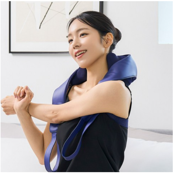 [풀리오] 목 어깨 마사지기V3 + 파우치 + 추석 쇼핑백M / 무선 온열 3단안마볼 승모근 안마 이미지 3