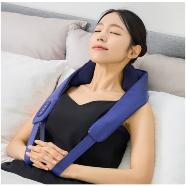 [풀리오] 목 어깨 마사지기V3 + 파우치 + 추석 쇼핑백M / 무선 온열 3단안마볼 승모근 안마 이미지 4