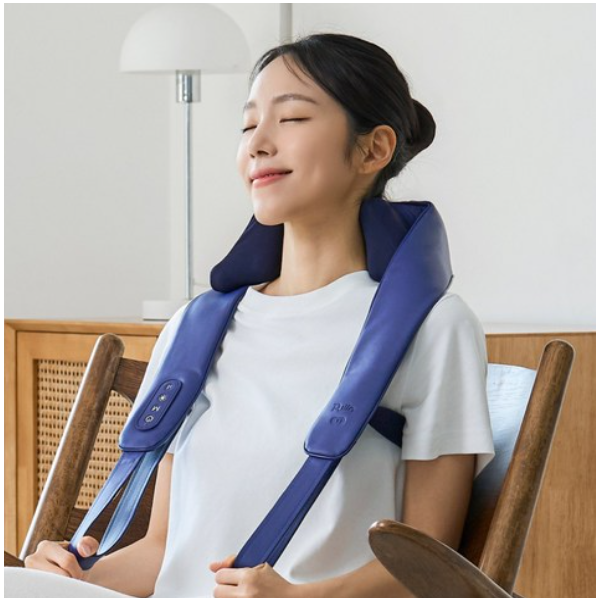 [풀리오] 목 어깨 마사지기V3 + 파우치 + 추석 쇼핑백M / 무선 온열 3단안마볼 승모근 안마 이미지 5
